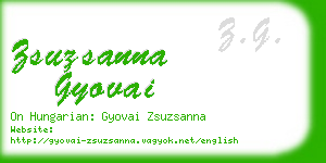 zsuzsanna gyovai business card